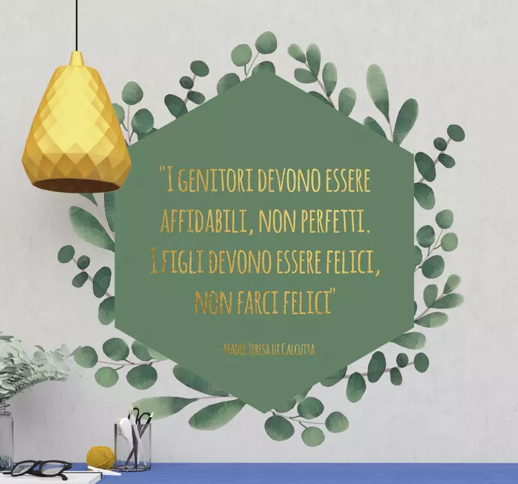 Adesivo murale genitori e figli - TenStickers