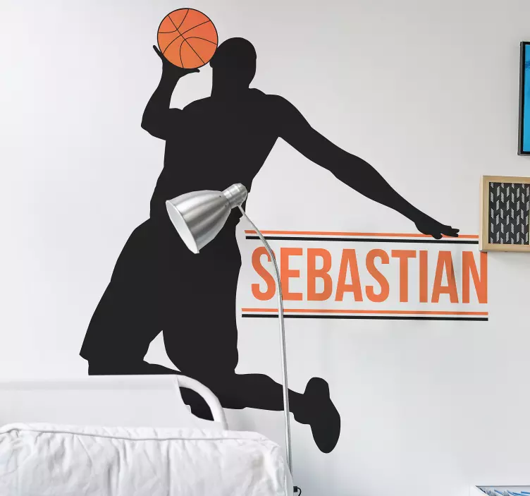 Adesivo murale Giocatore di pallacanestro - TenStickers