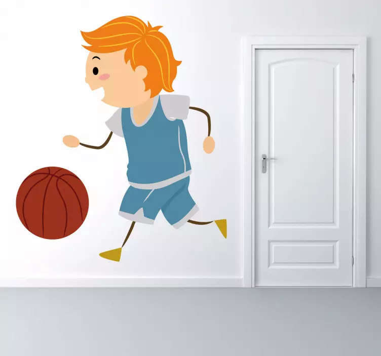 Adesivo murale gioco basket 4 - TenStickers
