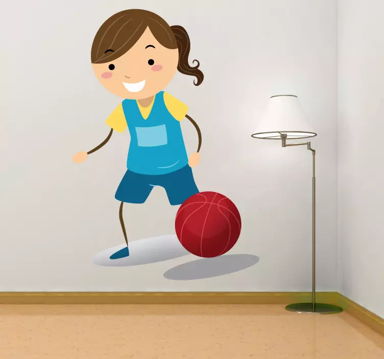 Adesivo murale gioco basket 9 - TenStickers