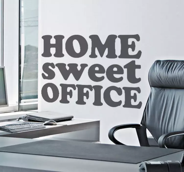 Adesivo murale home sweet office - TenStickers