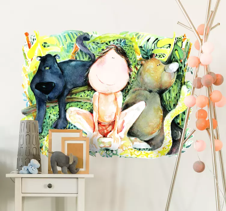 Adesivo murale Il libro della Giungla - TenStickers