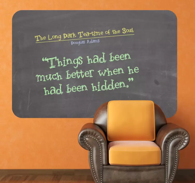 Adesivo murale lavagna angoli arrotondati - TenStickers