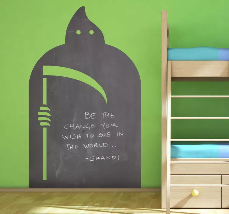 Adesivo murale lavagna il Mietitore - TenStickers