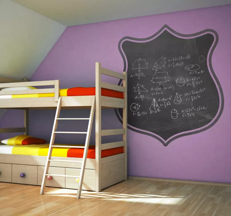 Adesivo murale lavagna insegna traffico 1 - TenStickers