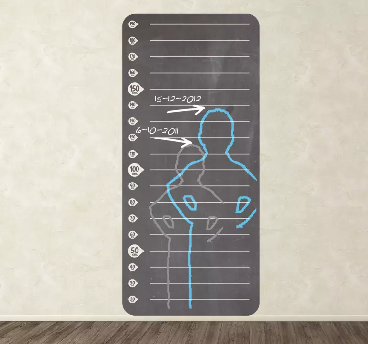 Adesivo murale lavagna metro - TenStickers