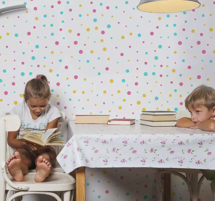 Adesivo località cerchi vibranti e maculati - TenStickers