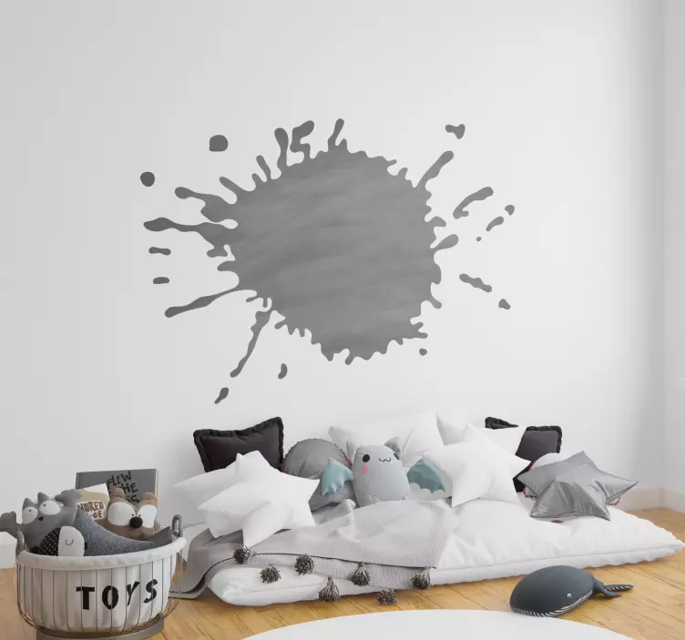 Adesivo murale macchia vernice - TenStickers