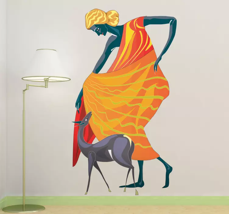 Adesivo murale mitologia Diana - TenStickers