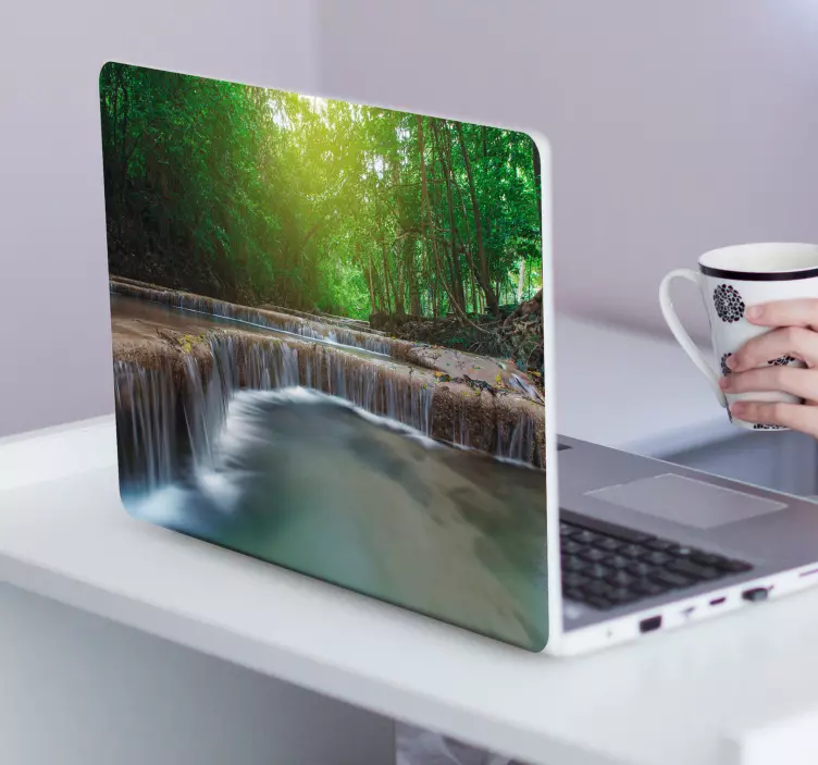 Adesivo murale natura texture foresta - TenStickers