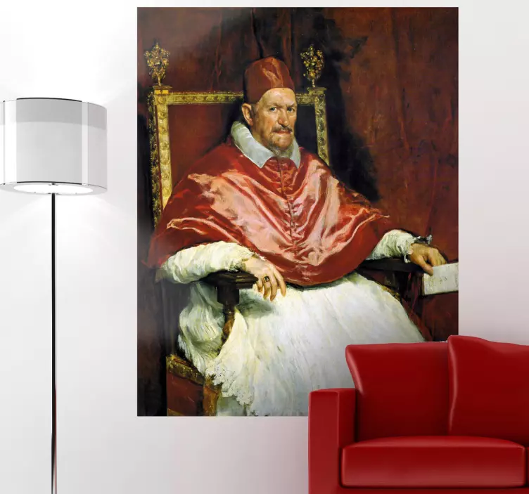 Adesivo murale Papa Innocenzo X Velázquez - TenStickers