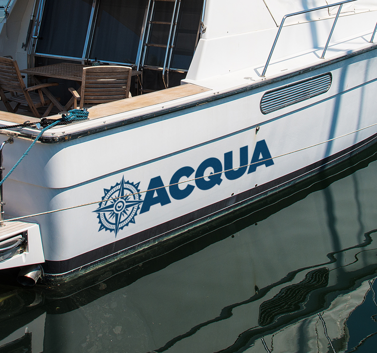 Adesivo personalizzato rosa dei Venti - TenStickers