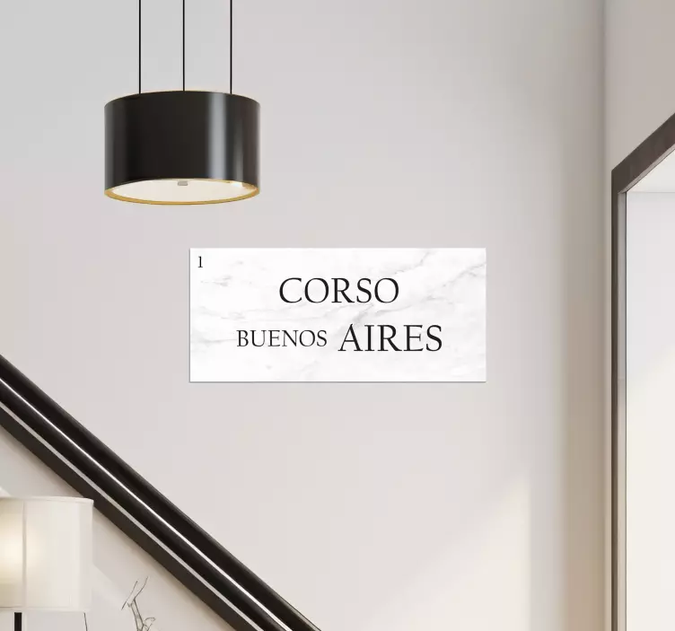 Adesivo personalizzato segnale stradale milano - TenStickers