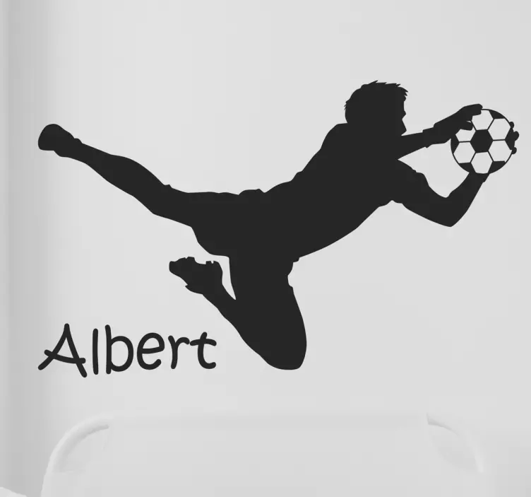 Adesivo murale portiere personalizzabile - TenStickers