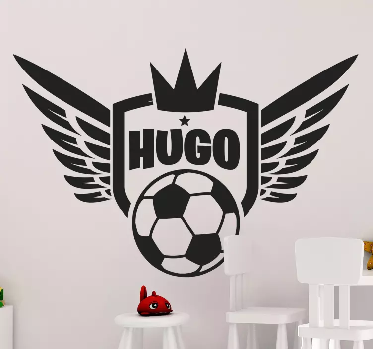 Adesivo murale re del calcio - TenStickers