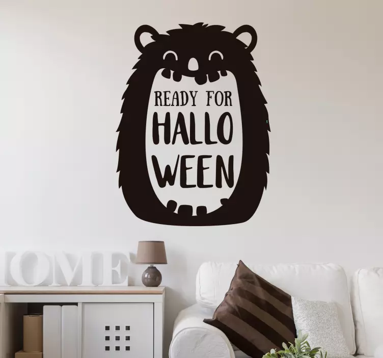 Adesivo murale ready for Halloween - TenStickers