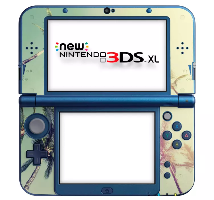 Adesivo murale rugby foglie di palma tropicali per 3ds xl - TenStickers