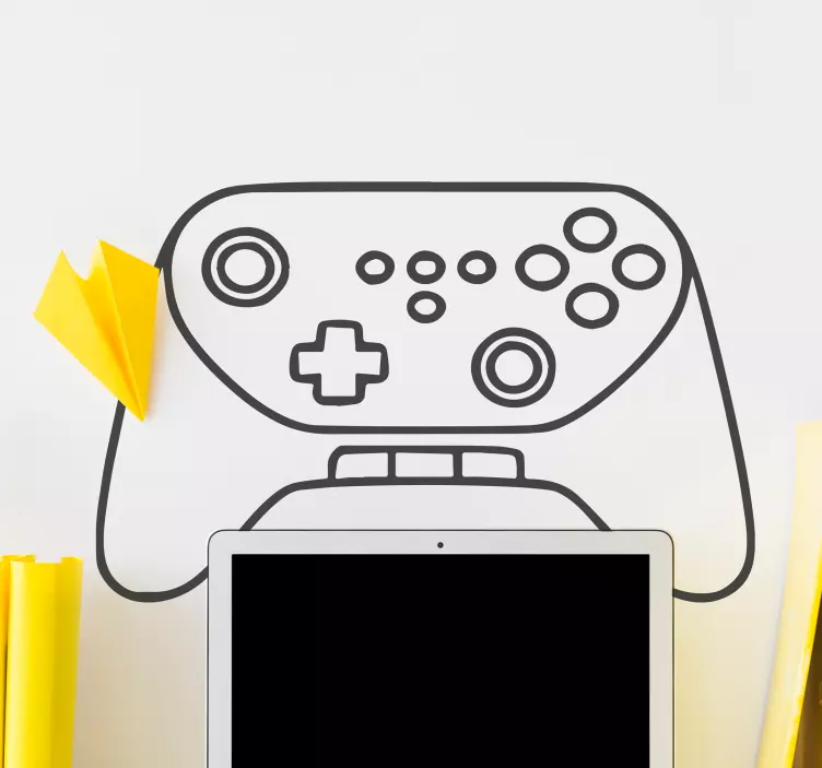 Adesivo murale sagoma controller gaming - TenStickers