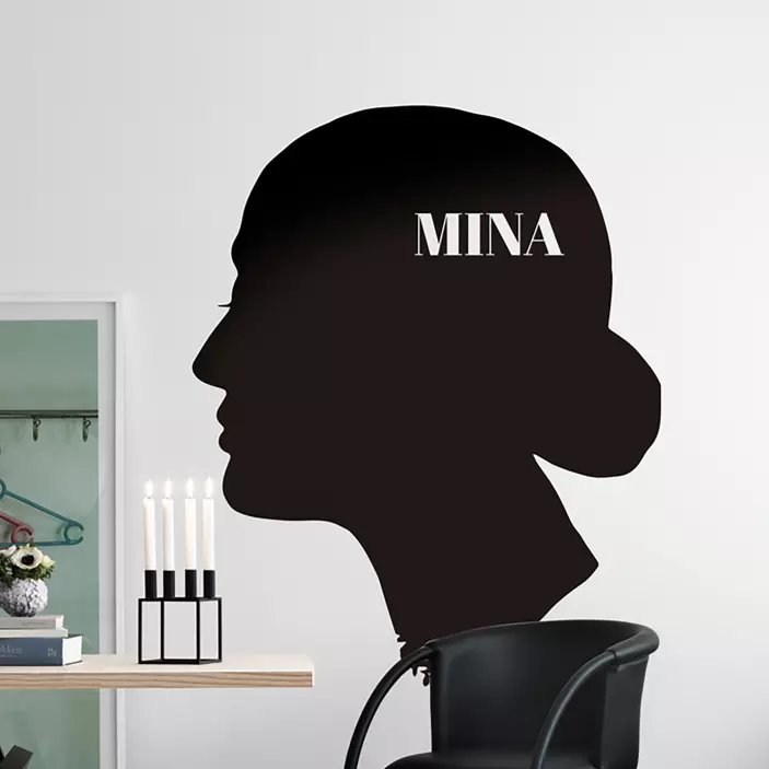 Adesivo murale sagoma Mina - TenStickers