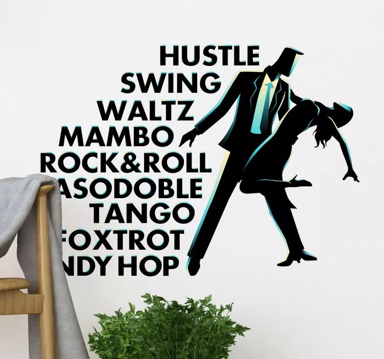Adesivo murale sala da ballo - TenStickers