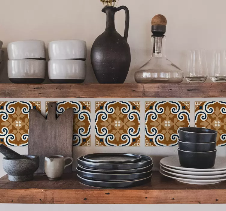 Adesivo murale stile floreale - TenStickers