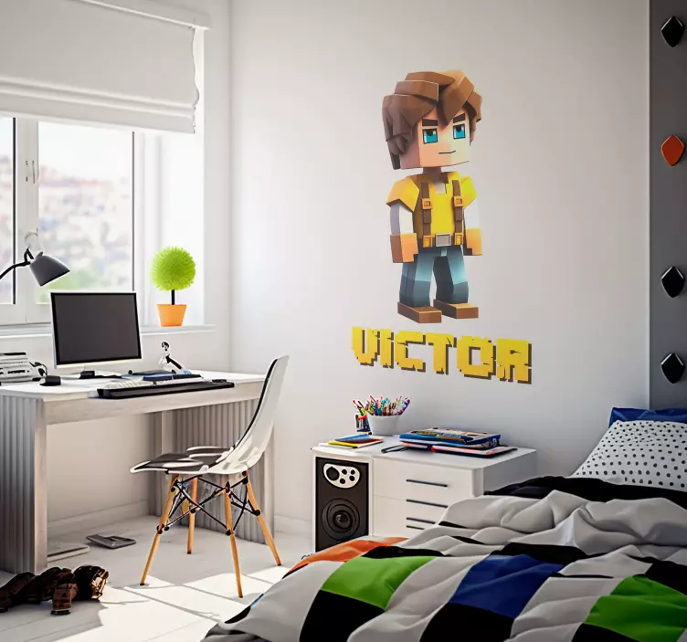 Adesivo videogioco ragazzoRagazzo - TenStickers