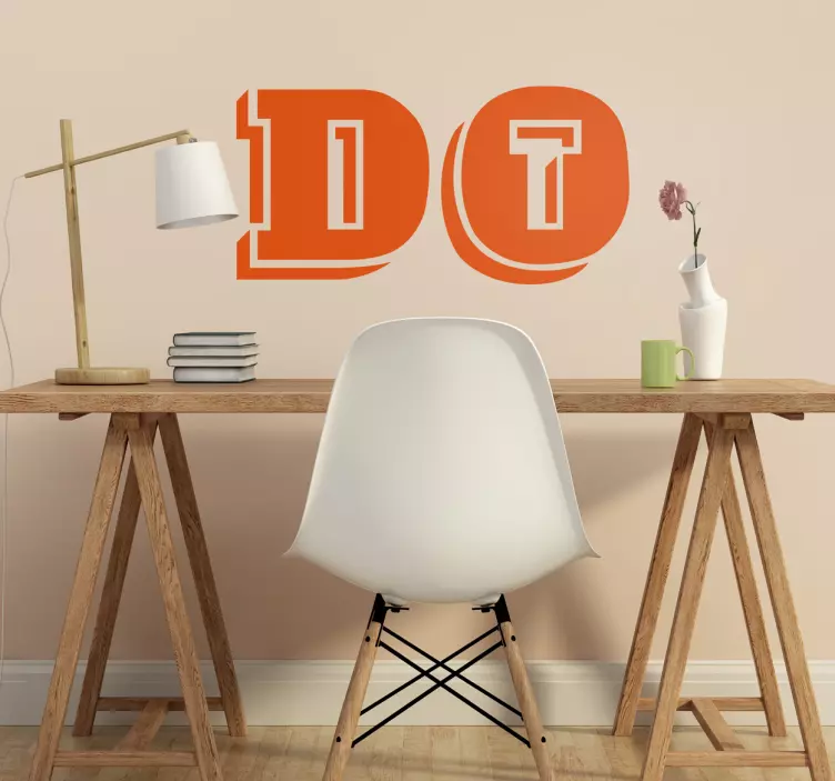 Adesivo murale vintage Do It - TenStickers