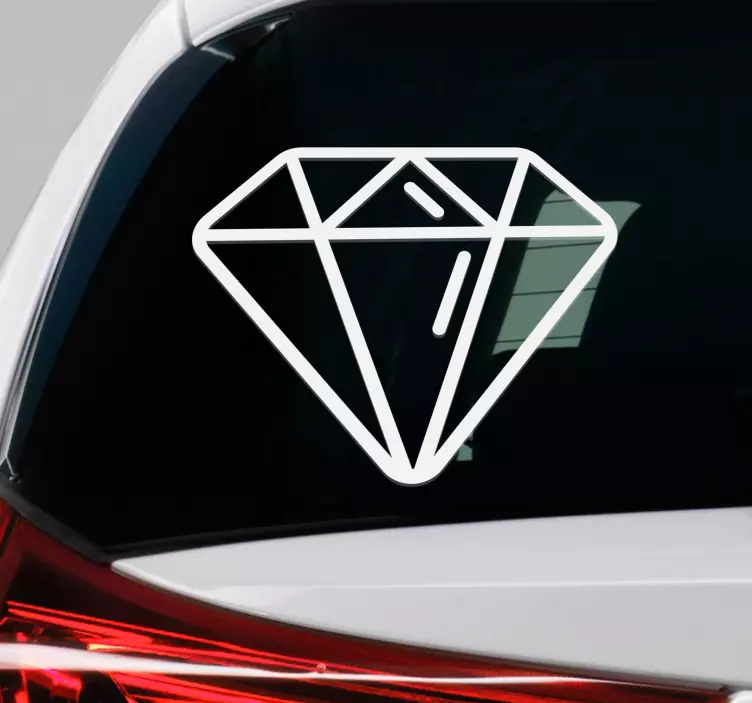 Adesivo per auto diamante - TenStickers