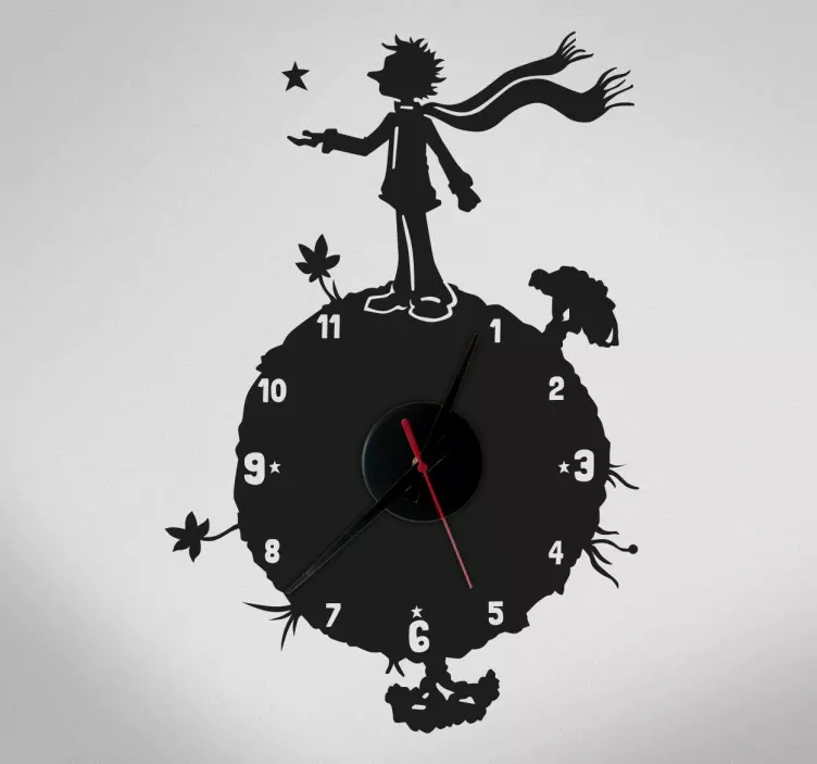 Adesivo orologio Piccolo Principe - TenStickers