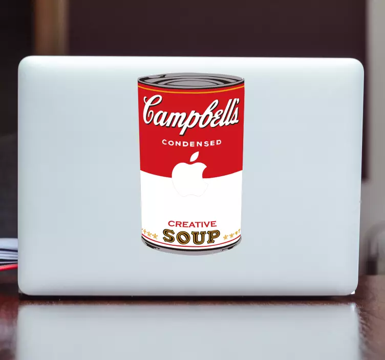 Adesivo per pc zuppa campbells - TenStickers