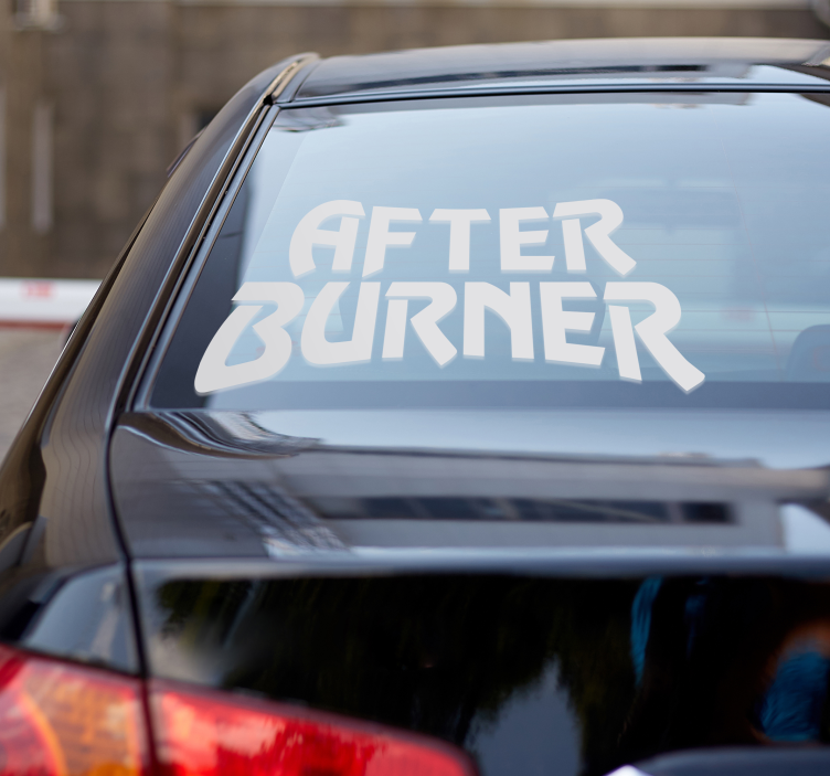 Adesivo per auto after burner - TenStickers