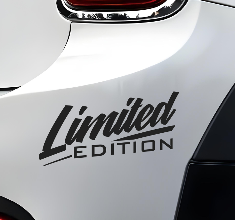 Adesivo per auto edizione limitata - TenStickers