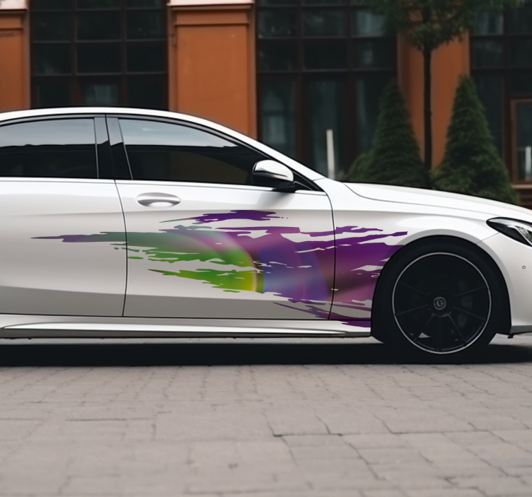 Adesivo per auto scia veloce - TenStickers