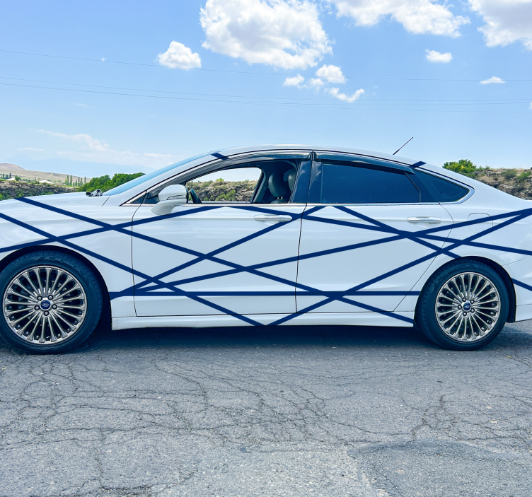 Adesivo per auto set di strisce - TenStickers