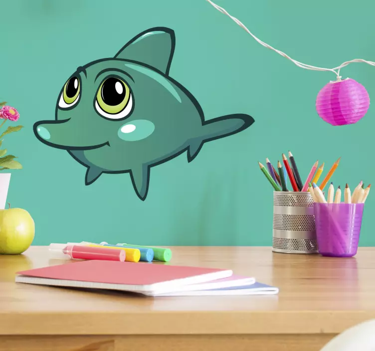 Adesivo per bambini baby delfino - TenStickers