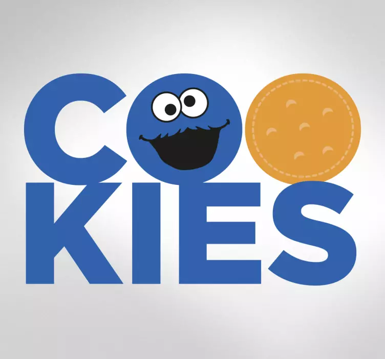 Adesivo per bambini Cookies Monster - TenStickers