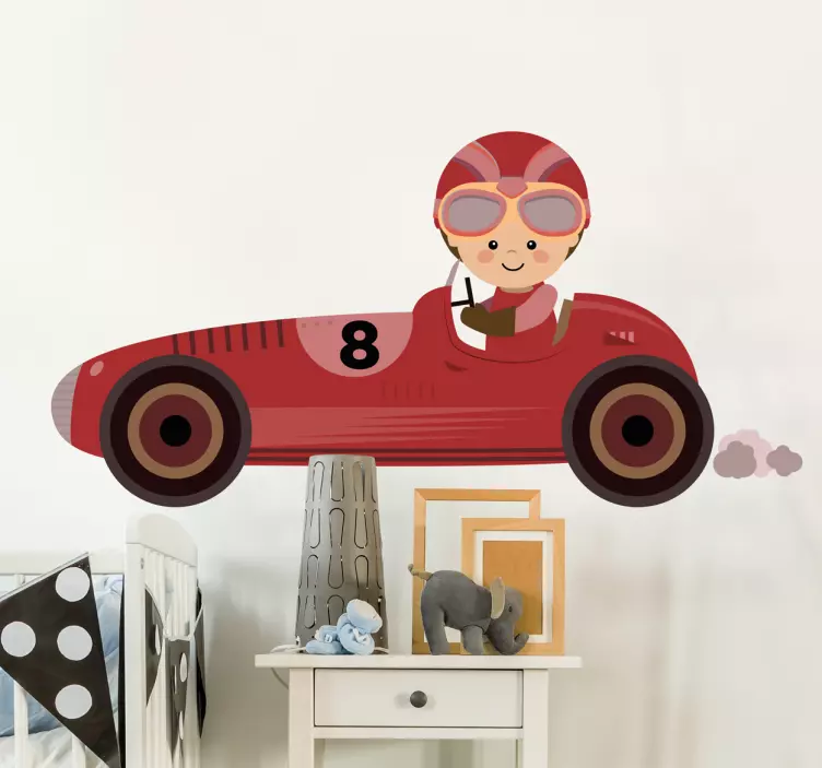 Adesivo per bambini formula 1 - TenStickers