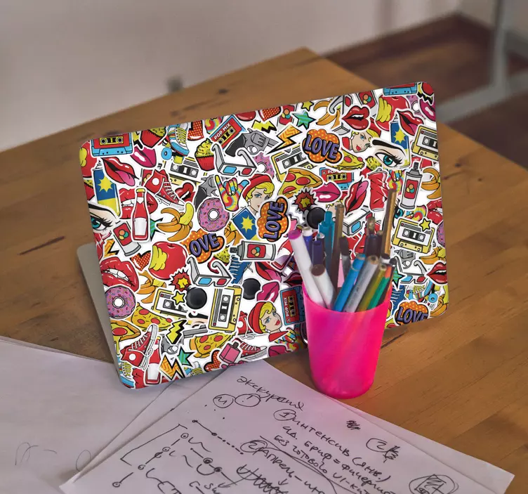 Adesivo per computer stile fumetto - TenStickers