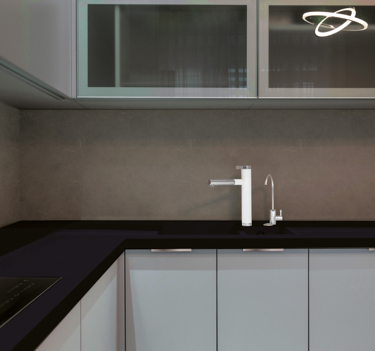 Adesivo per cucina effetto pietra scura - TenStickers