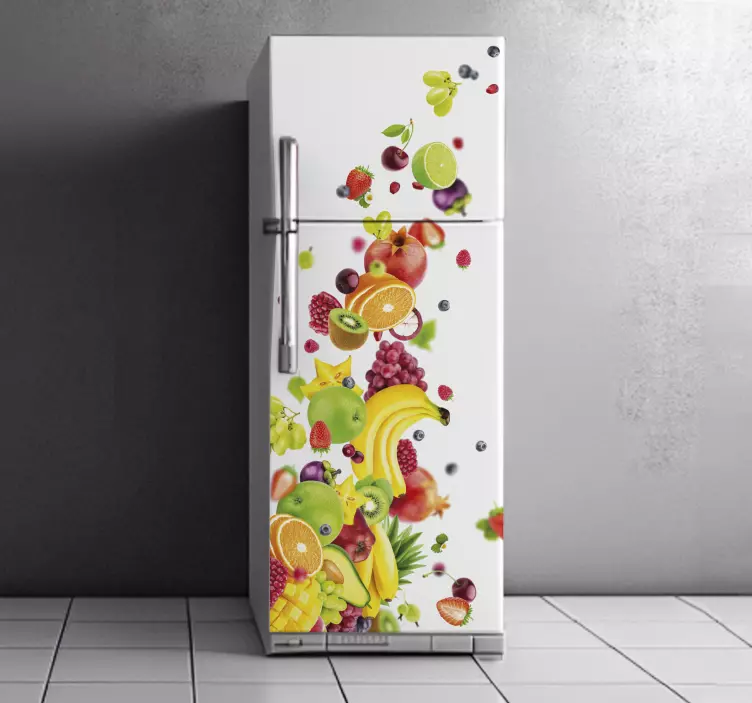 Adesivo frigo con frutta - TenStickers