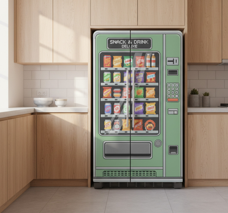 Adesivo per frigo distributore automatico ecologico - TenStickers
