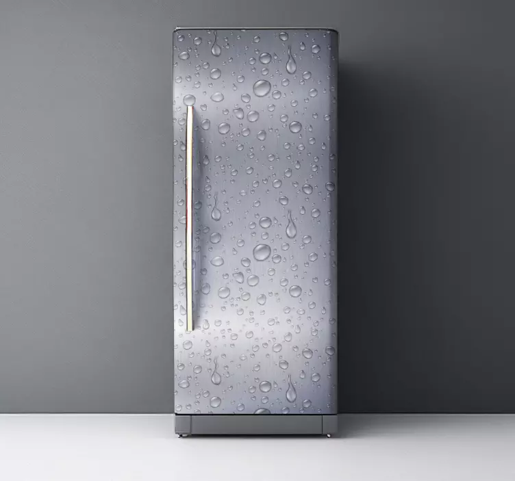 Adesivo frigo effetto gocce - TenStickers