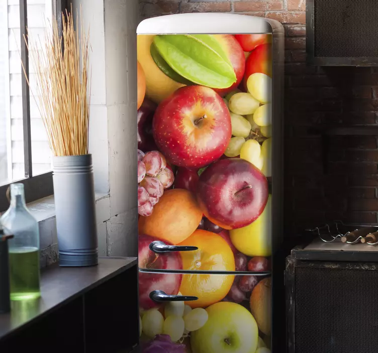Magnifico adesivo per frigo con frutta fresca - TenStickers