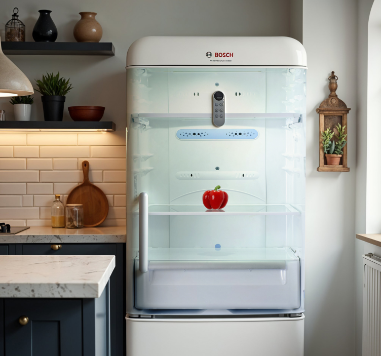 Adesivo per frigo scaffali vuoti - TenStickers