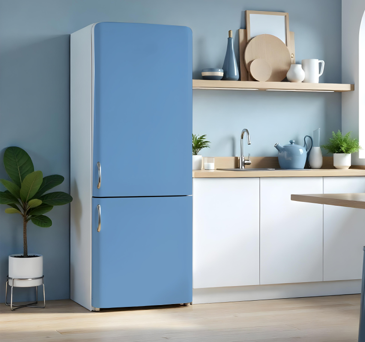 Adesivo per frigo tutto blu - TenStickers