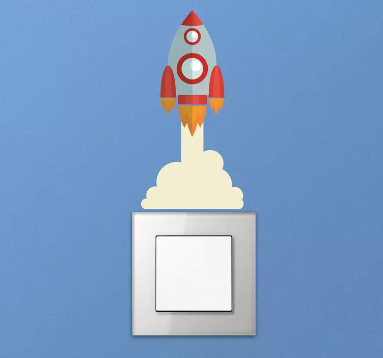 Adesivo per interruttore con shuttle - TenStickers