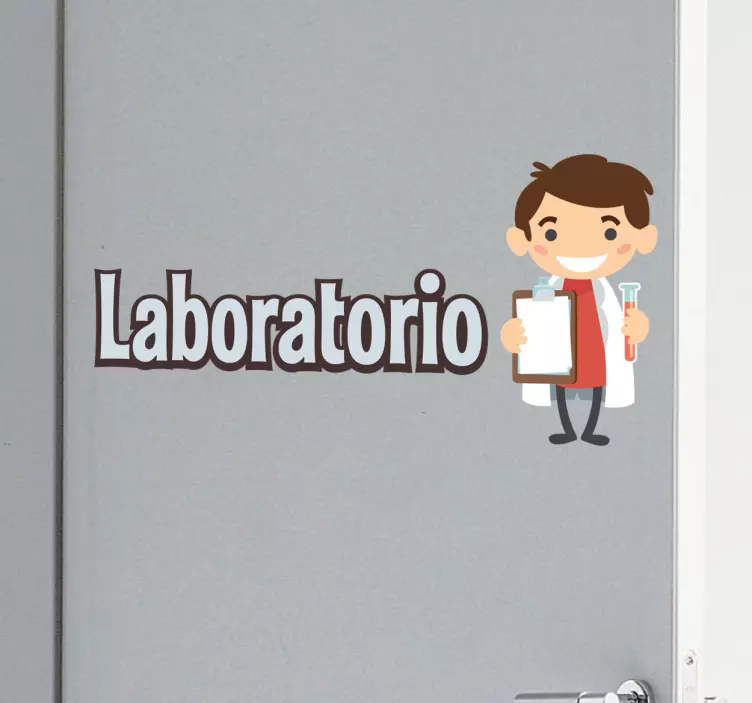 Adesivo per laboratorio - TenStickers