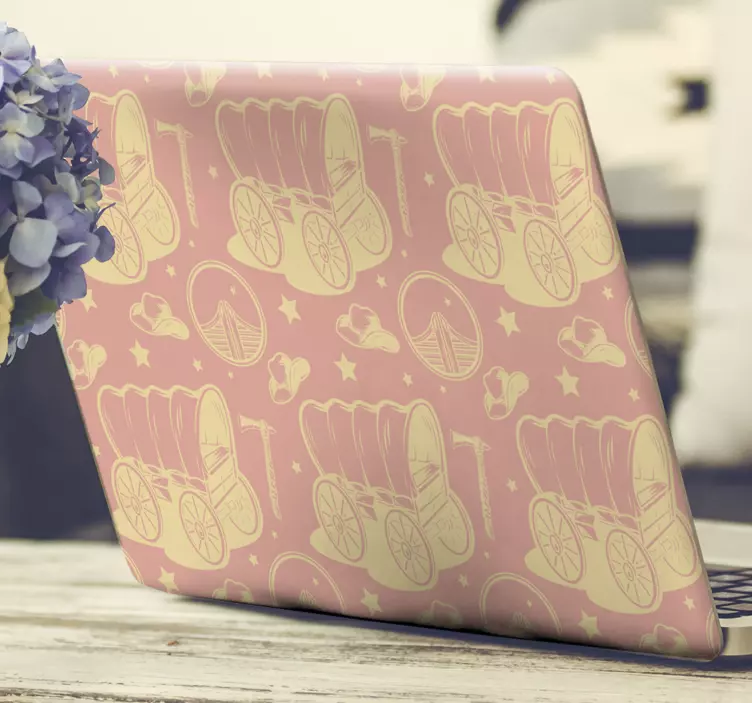 Adesivo per laptop carinissimi passeggini - TenStickers