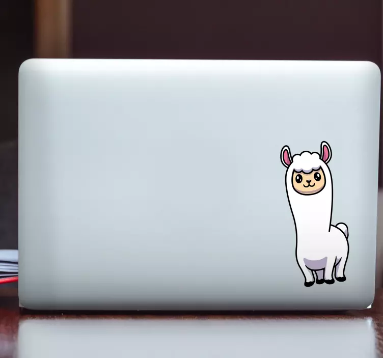 Adesivo per laptop creatura animata adorabile - TenStickers