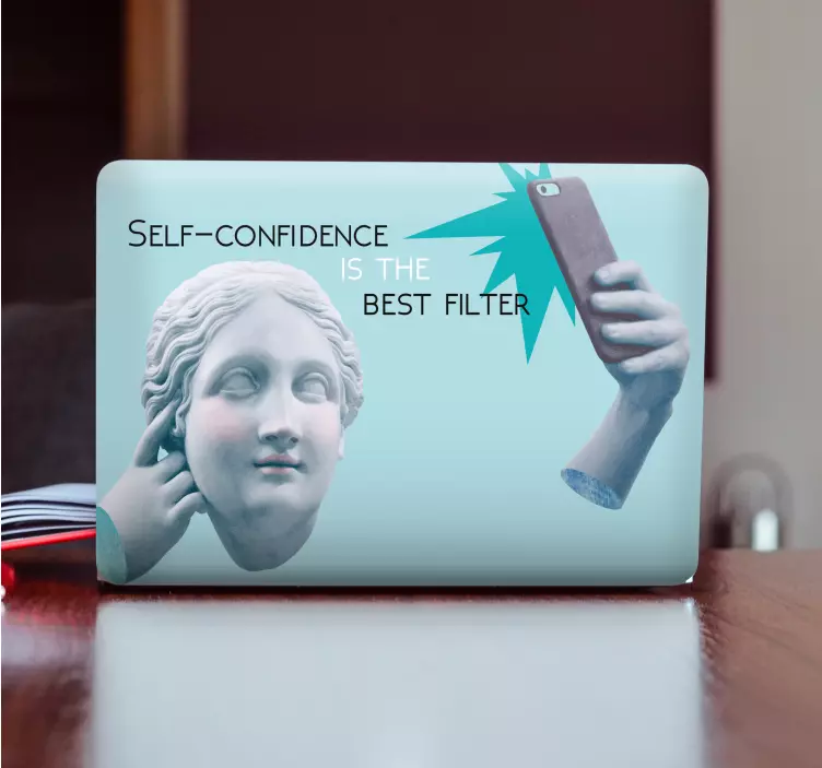 Adesivo per laptop filtro scultura classica - TenStickers